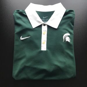 Michigan State Nike polo